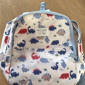 H&M Kids Dinosaur Print Backpack - Blue, Red, White